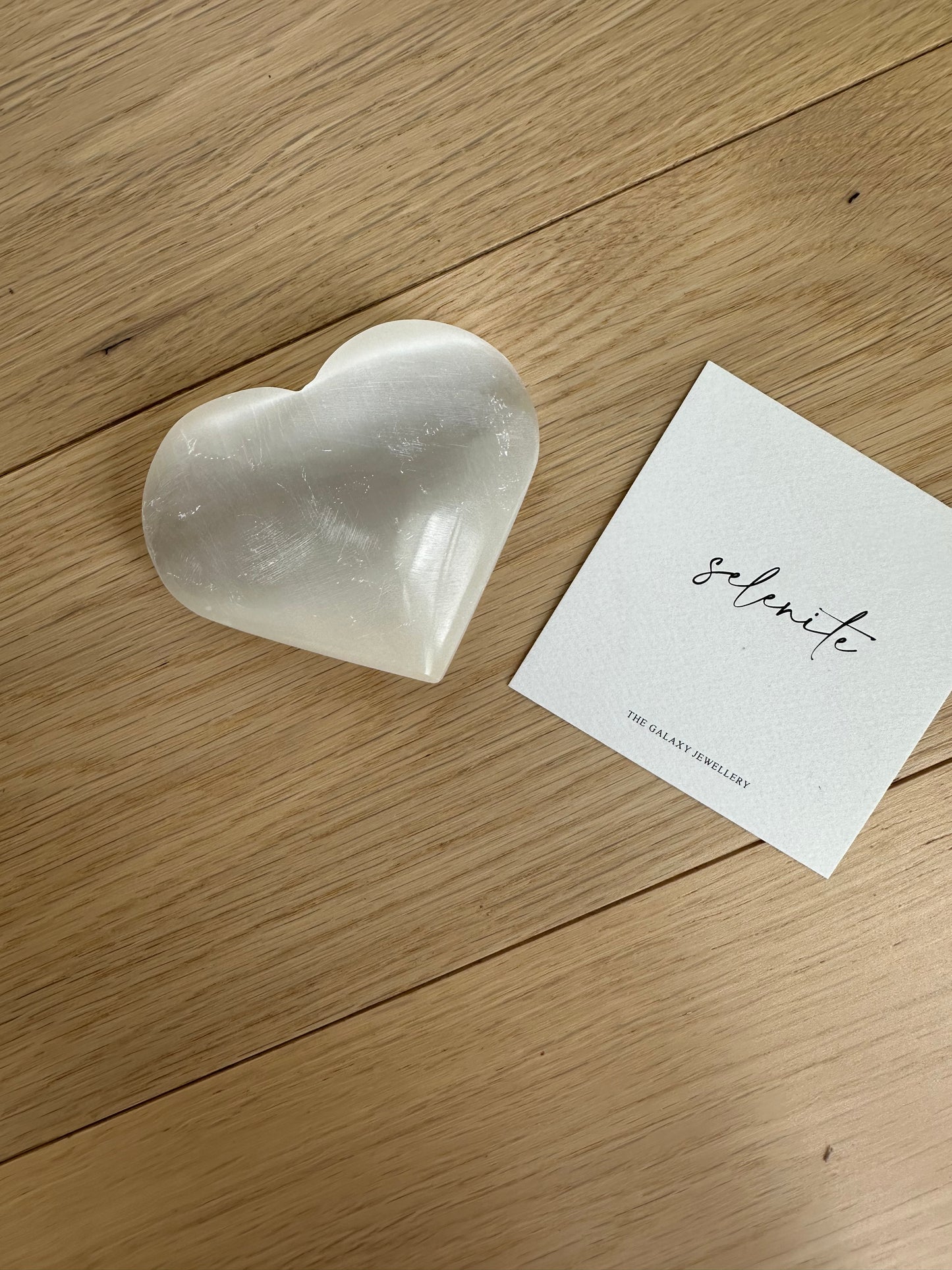 Selenite Heart