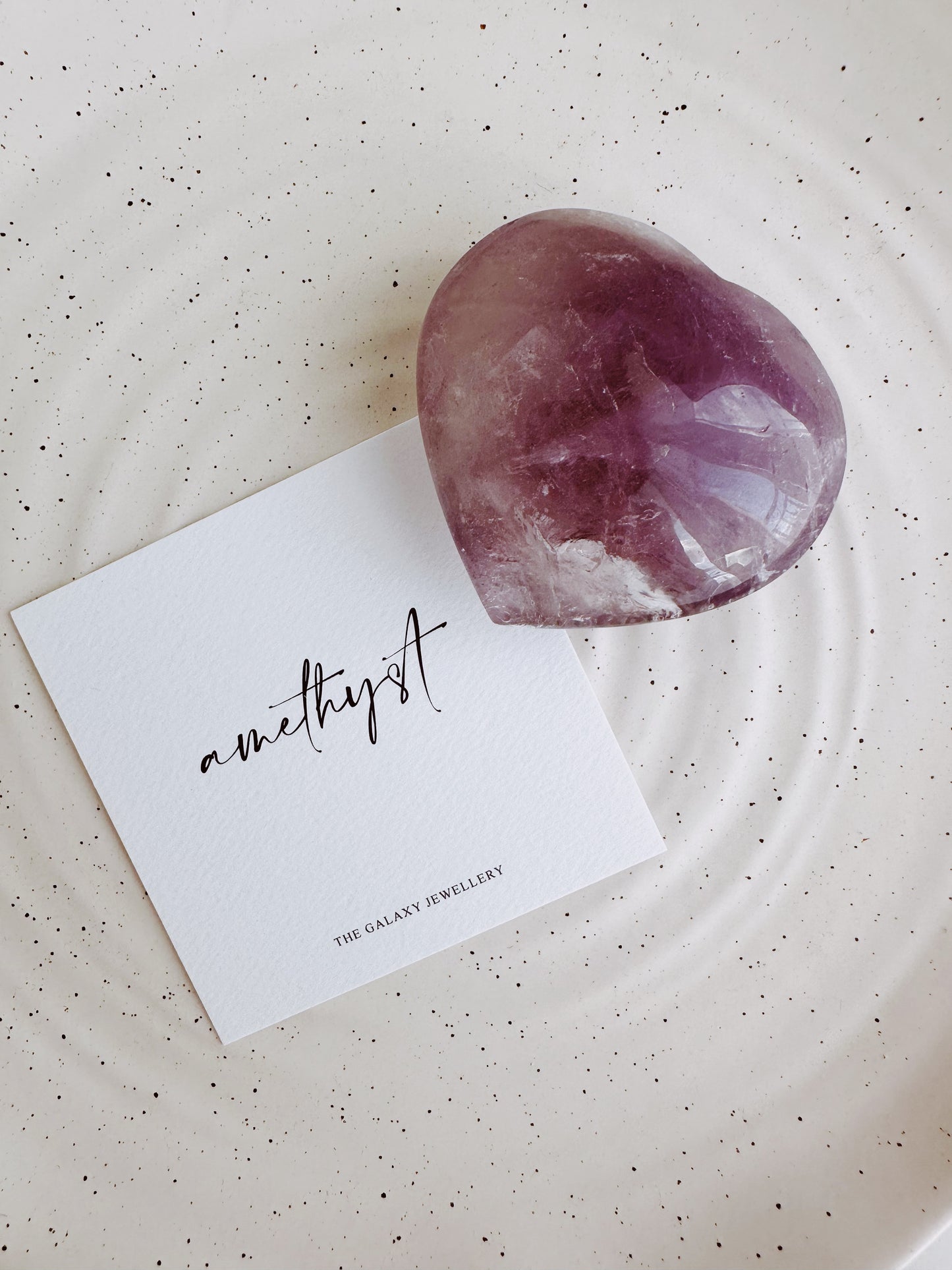 Amethyst Heart