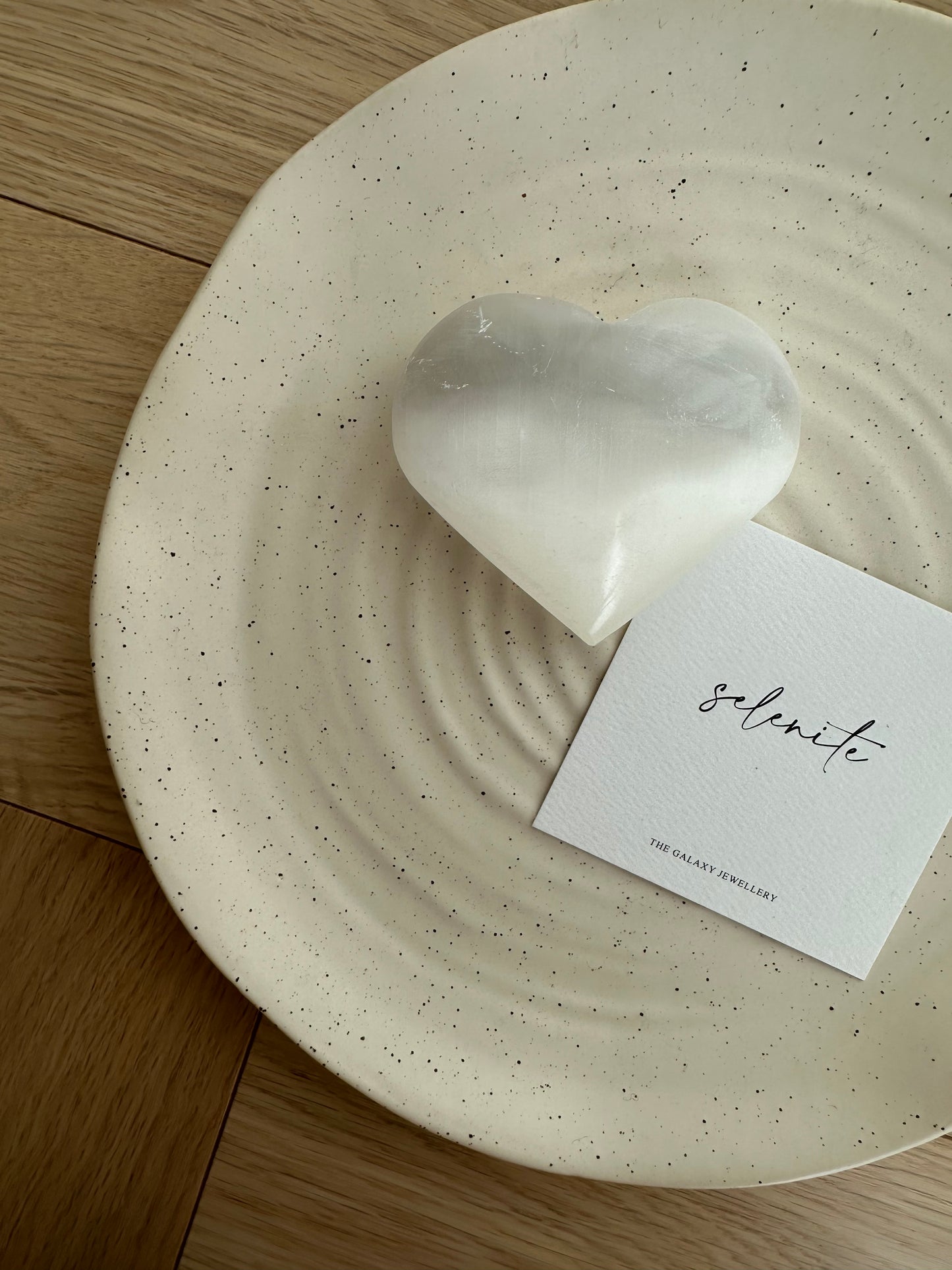 Selenite Heart